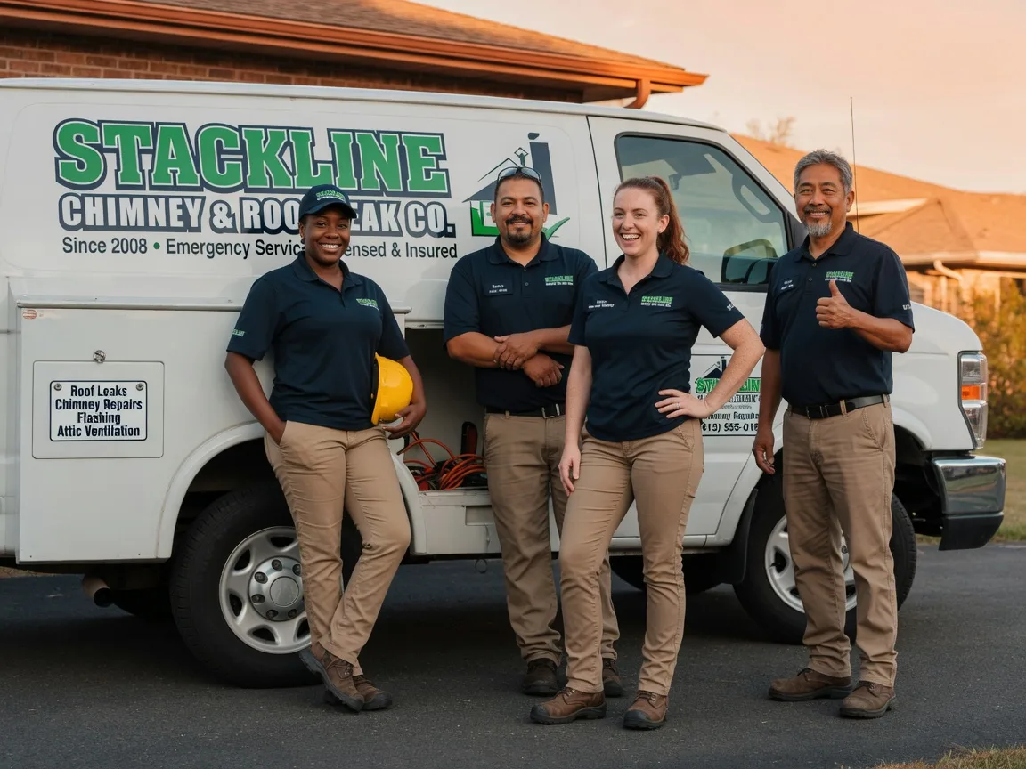 Chimney flashing repair company in Sidney, IL